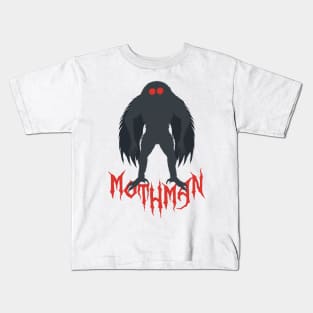 Mothman Silhouette Kids T-Shirt